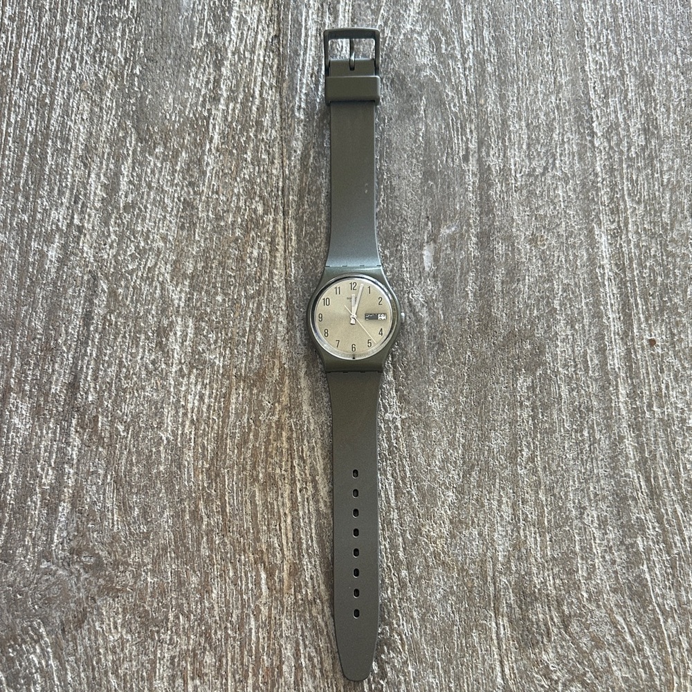 Swatch Dark khaki unisex Watch